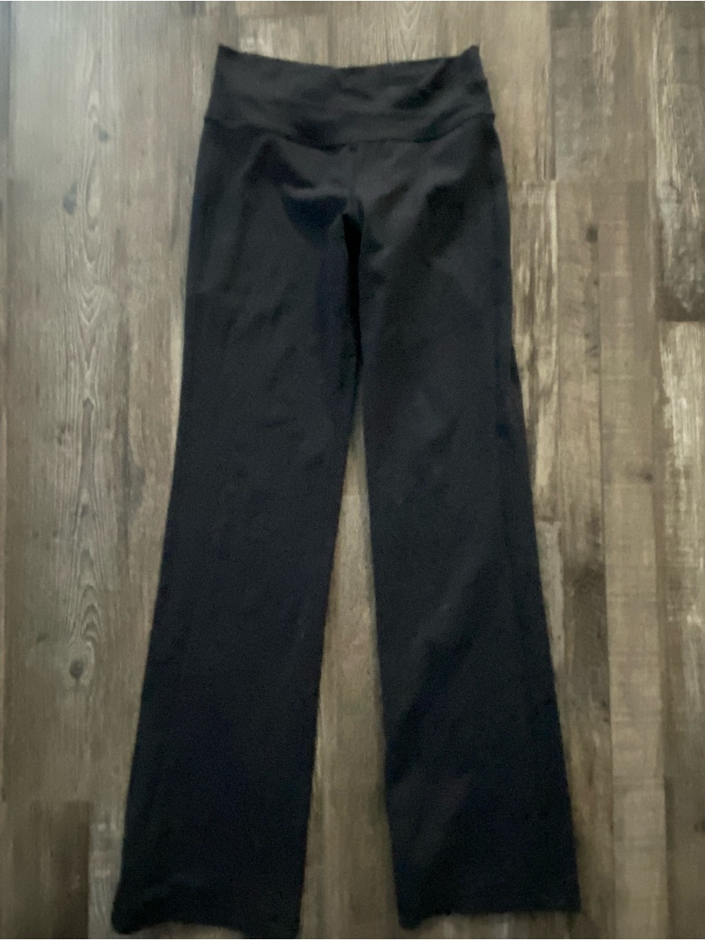 lululemon athletica Black Boot-Cut Yoga Pants